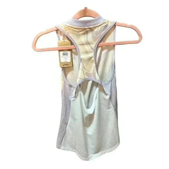 Asics Match Graphic Tank in Purple and White, color 500.  Size S/P,  NWT - Picture 3 of 4